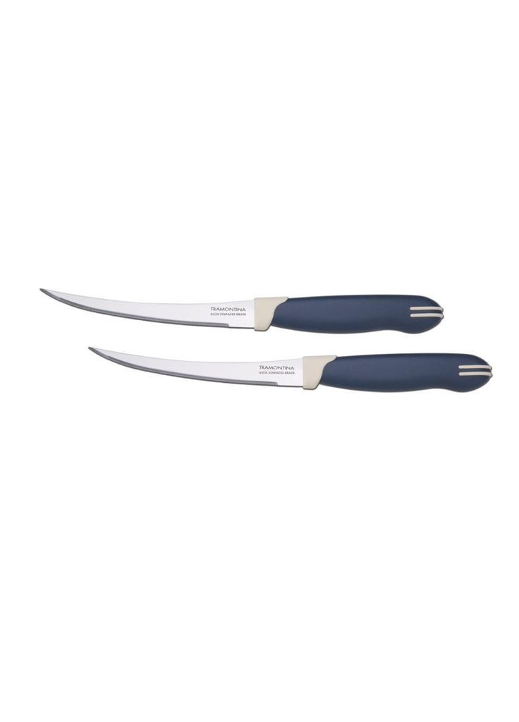 Нож для томатов 2 предмета Multicolor 23512/215 Tramontina (282923141)