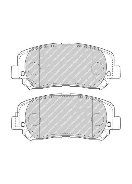 Колодки гальмівні дискові ПЕРЕДН JEEP CHEROKEE (KL) 2.4 2013.06- FE FDB4999 Ferodo (386940346)