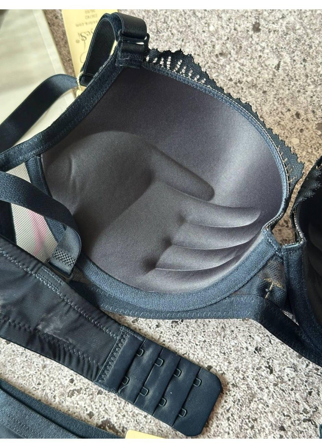 Синий комплект женского белья синий Weiyesi