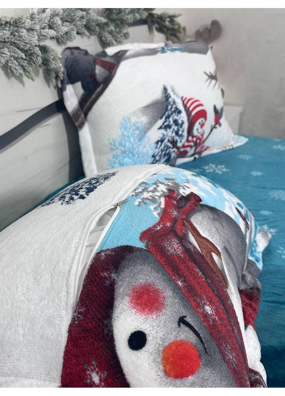 Новорічна тепла постільна білизна євро Vishnya (370368287)