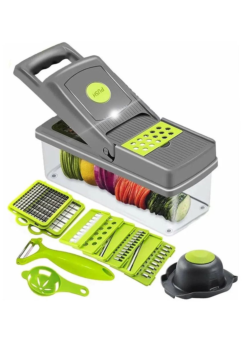 Овощерезка многофункциональная Veggie Slicer MAG-617 16в1 с контейнером Good Idea (333144238)