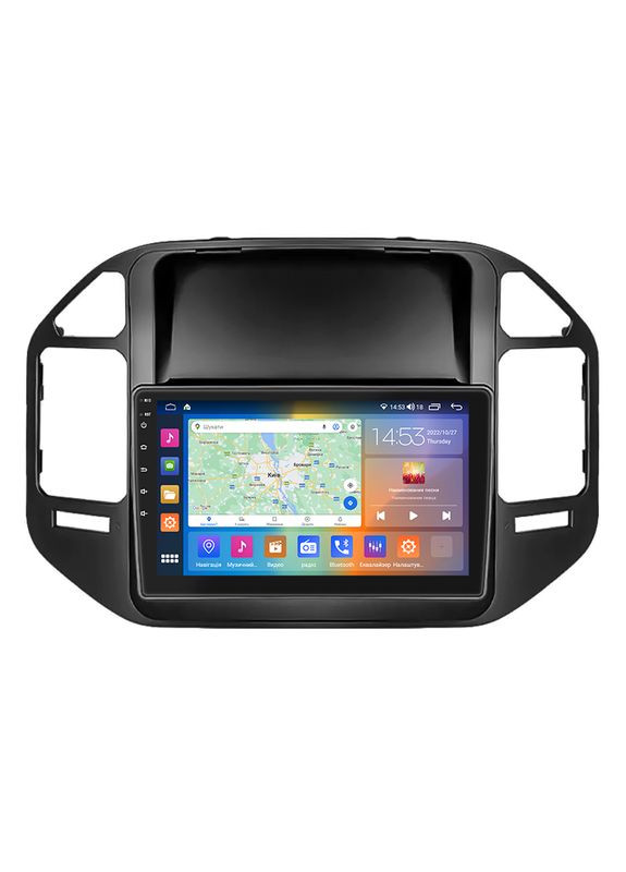 Штатна магнітола 9" для Mitsubishi Pajero III Рестайлінг 2002-2006 4/64Gb CarPlay 4G Wi-Fi GPS Prim 4 шт. Lesko (336206408)