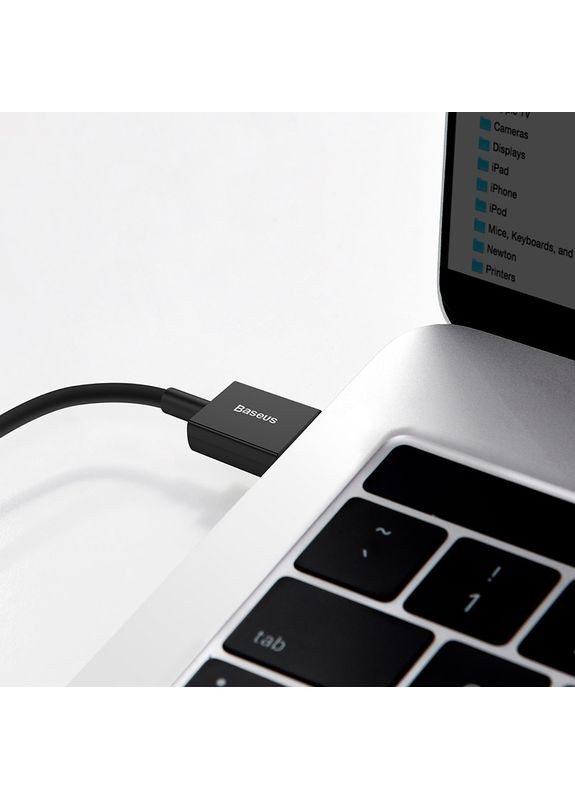 Кабель Superior Series Fast Charging Type-C 66W 1 m Black (31917black) Baseus (307718064)