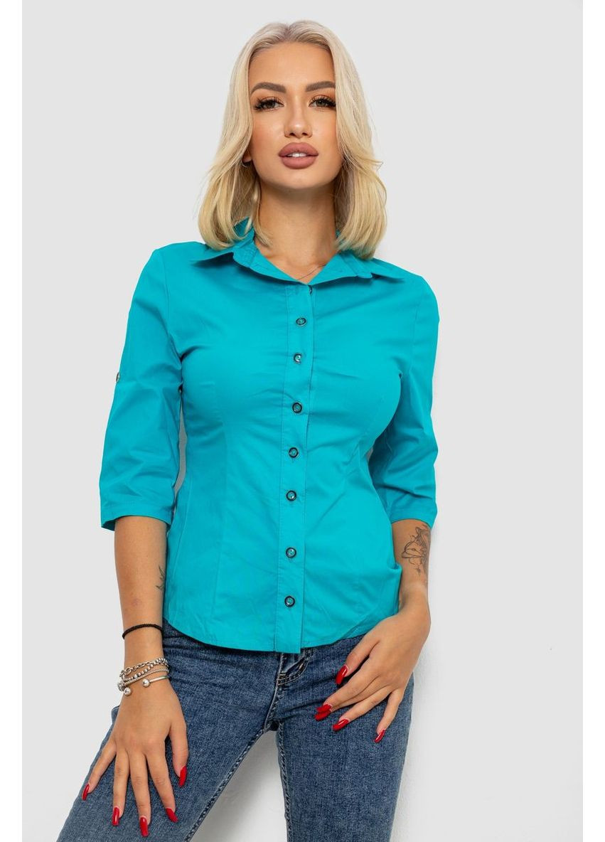 Сорочка жіноча однотонна,, 230R068-4 Ager (365078083)