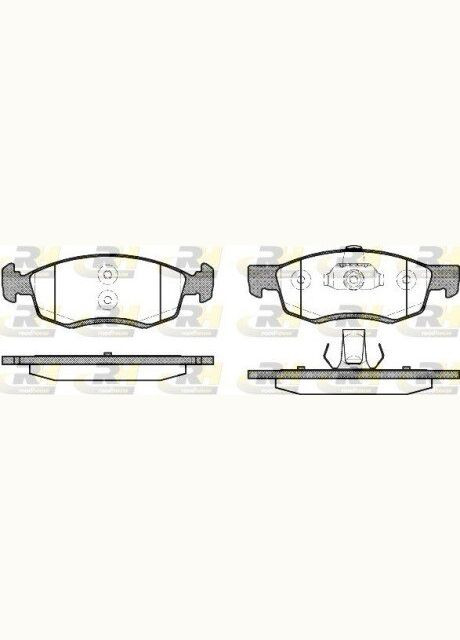 Тормозные колодки дисковые Roadhouse (364976601)