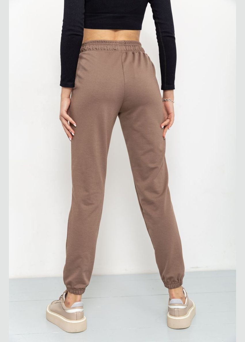 Спорт штаны женские двухнитка, цвет мокко, Ager (292130943)