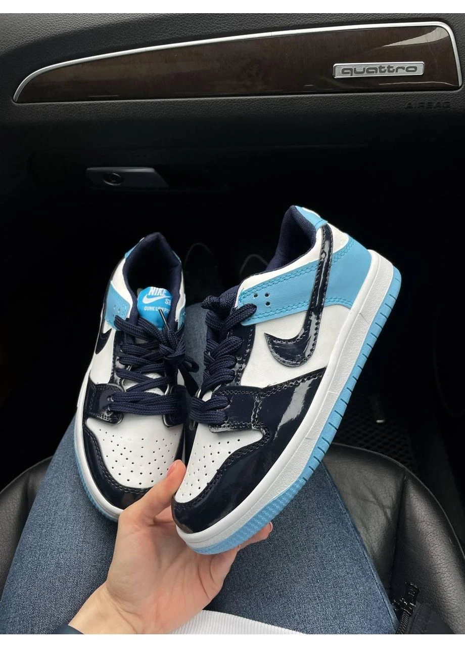 КРОССОВКИ ЖЕНСКИЕ NIKE SB DUNK BLUE НАЙК СБ ДАНК СИНИЕ No Brand синие демисезоны (392004663)