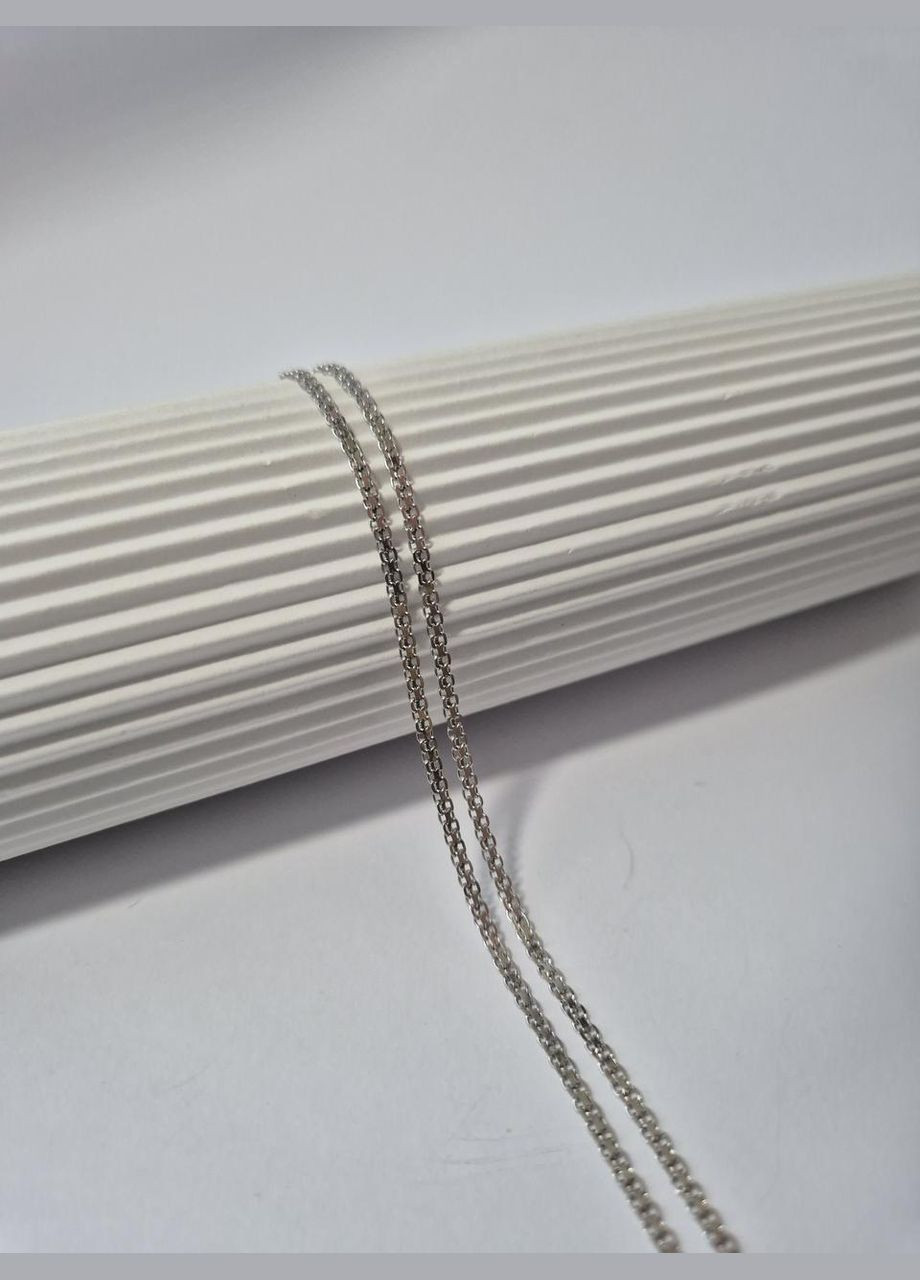 Срібний ланцюжок ланцюг Бісмарк Плоский см срібло 925 проби Родоване 2.90г 816р1/45 No Brand (315634981)