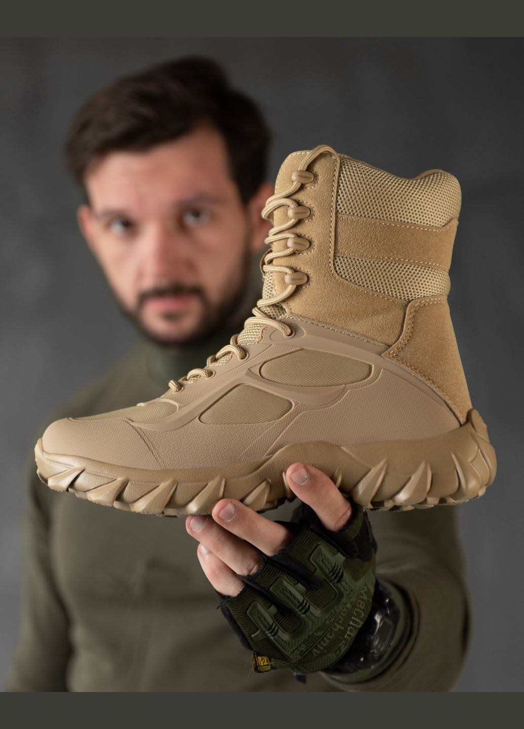 Тактичні демісезонні берці койот No Brand (304771548)