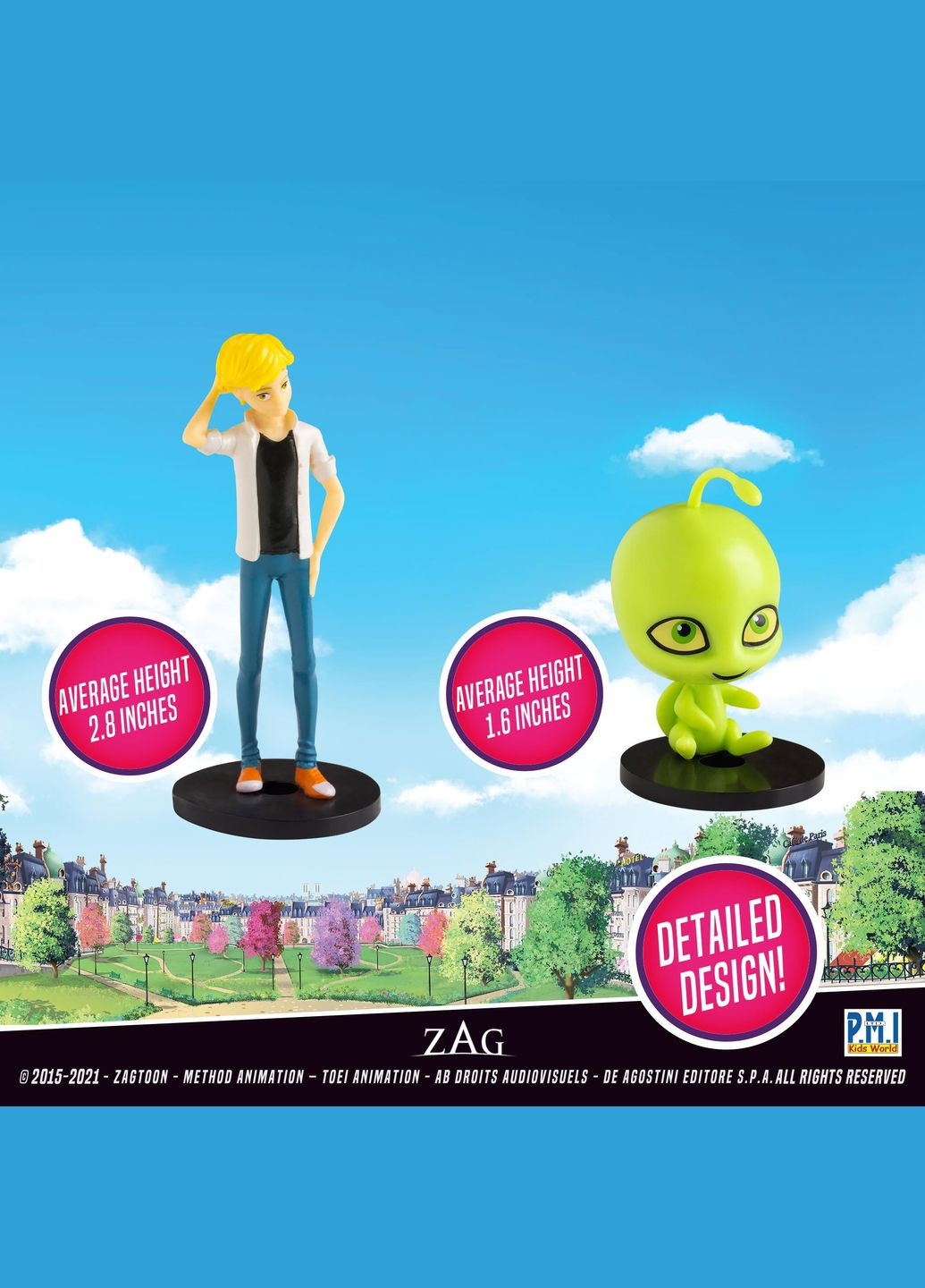 Набір фігурок-топерів Леді Баг Делюкс, 8 шт. (MLB2070_B) Miraculous (300278040)