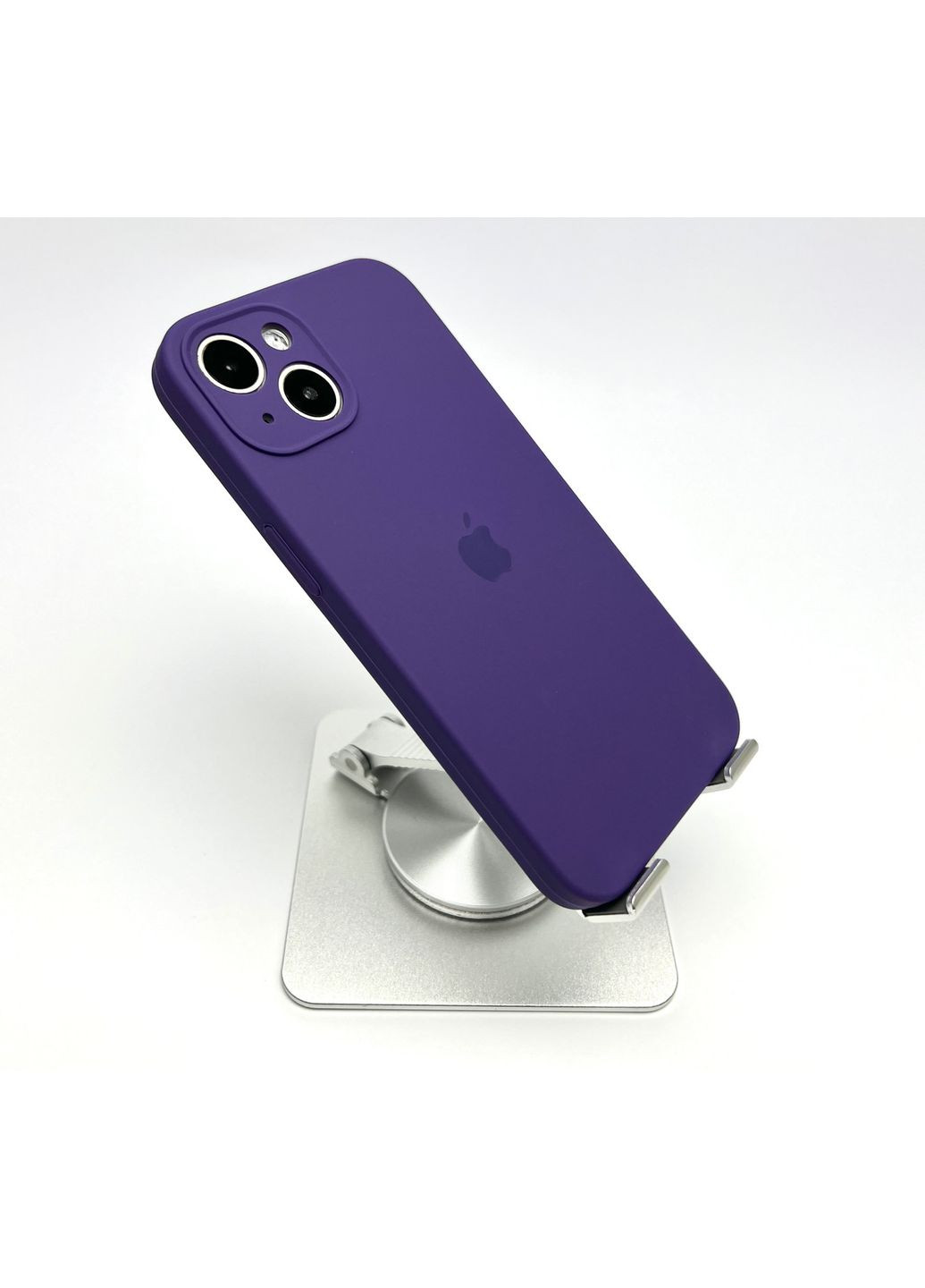 Чехол на айфон 13 Silicone case для 13 full camera бампер силиконовый микрофибра Purple / No Brand (369136947)