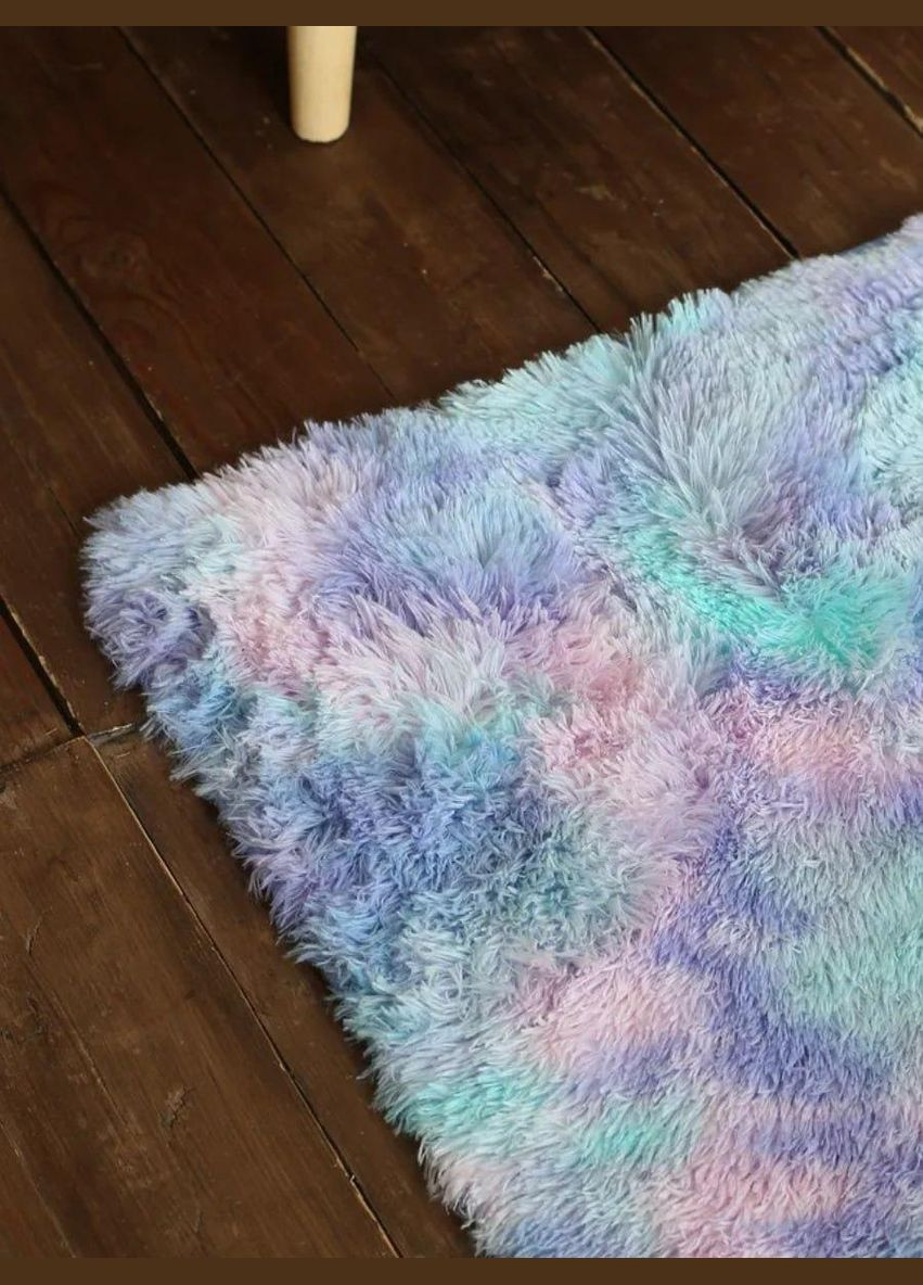 Коврик трава меховая ворсистая 90х180 Разноциетный (П4К-am-kulum-002) No Brand (323161139)