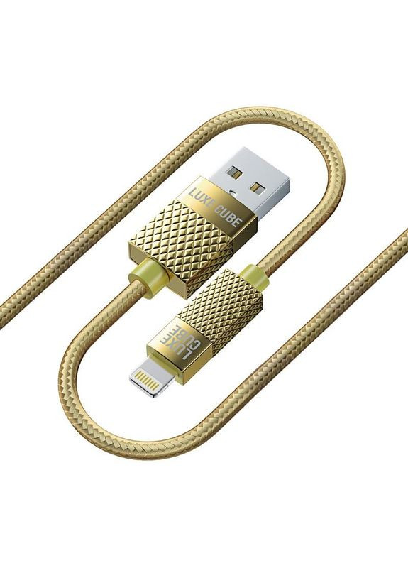 Кабель Premium USB - Lightning (M/M), 1 м, (8886668686150) Luxe Cube (336956690)