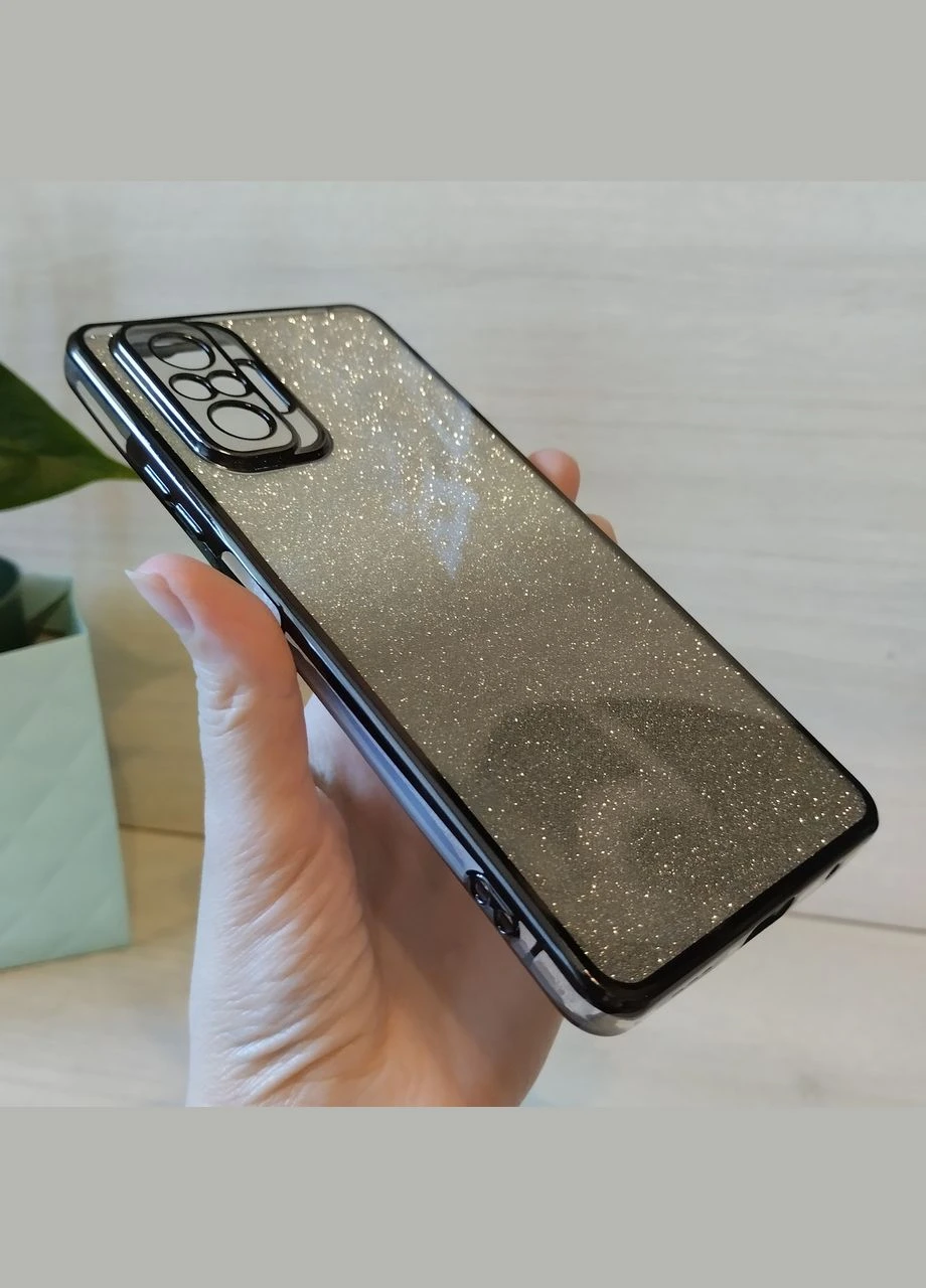 Чехол на xiaomi redmi Note 10 pro силиконовая женская накладка блестящая градиент No Brand (305829291)