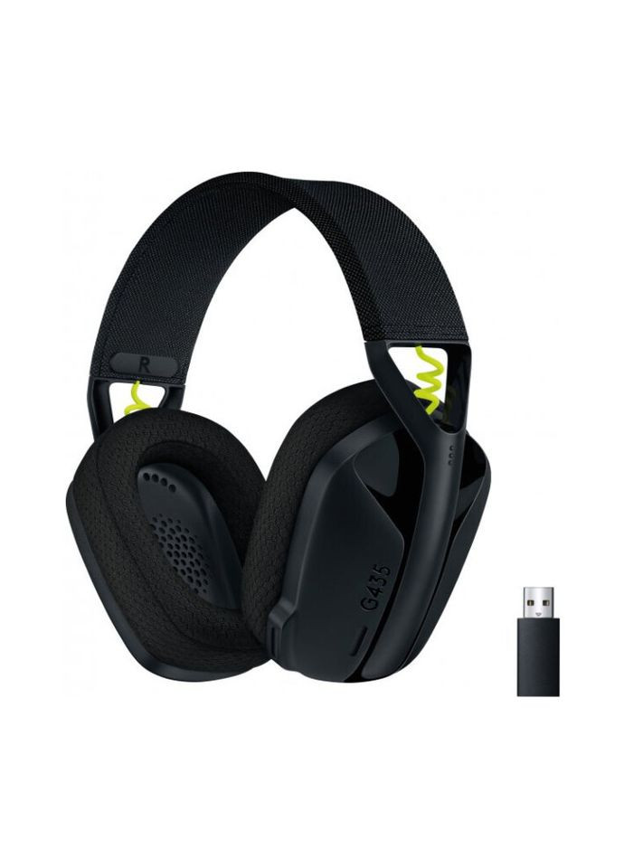 Наушники беспроводные игровые G435 LIGHTSPEED Wireless Gaming Headset черные (981001050) Logitech (284420275)