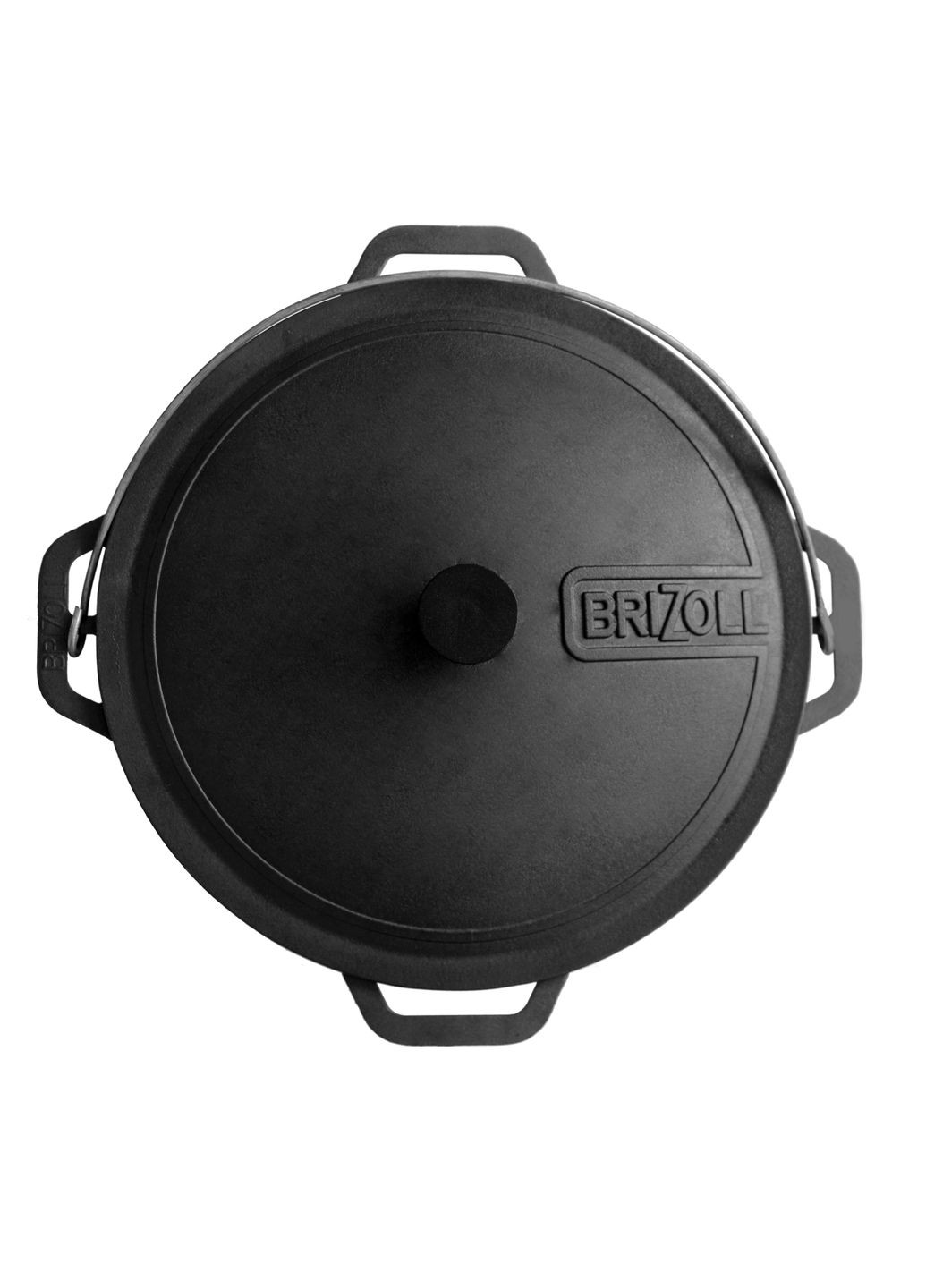 Казан чавунний азіатський 10 л з кришкою та триногою Brizoll (370620421)