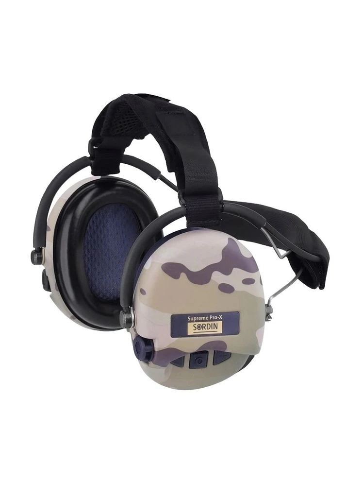 Активні захисні навушники Supreme Pro-X Neckband Multicam із заднім тримачем під шолом (76302-X-06-S) Sordin (382764286)