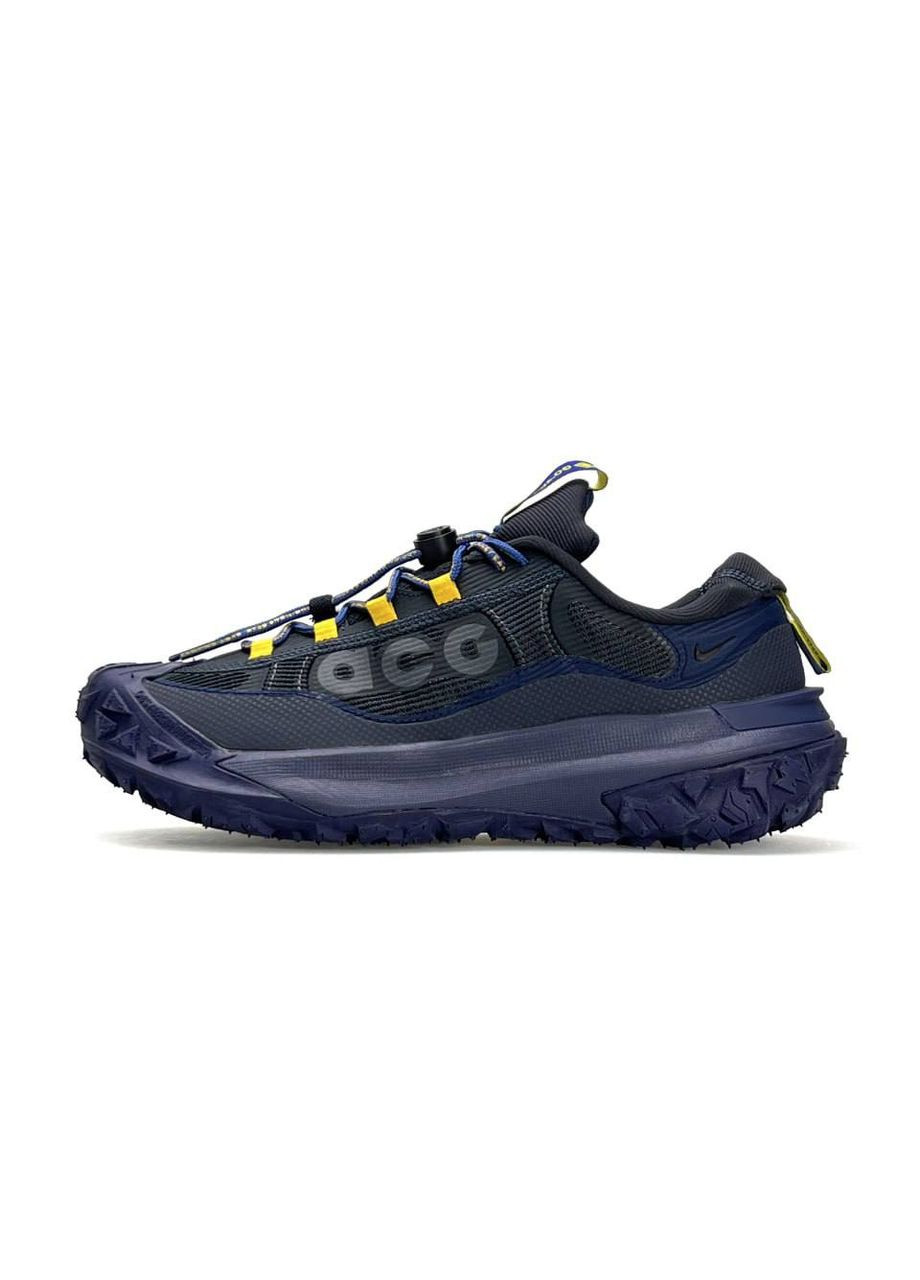 Темно-синие демисезонные кроссовки мужские nike No Brand ACG Mountain Fly 2 Low Navy
