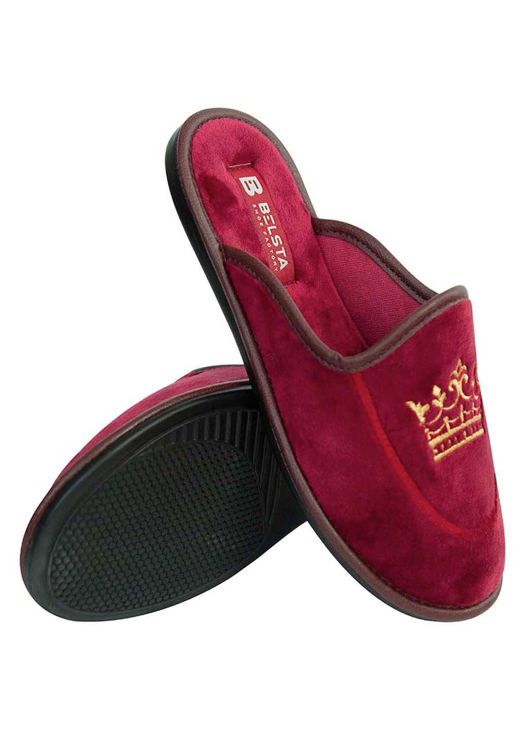 Бордовые тапки Белста