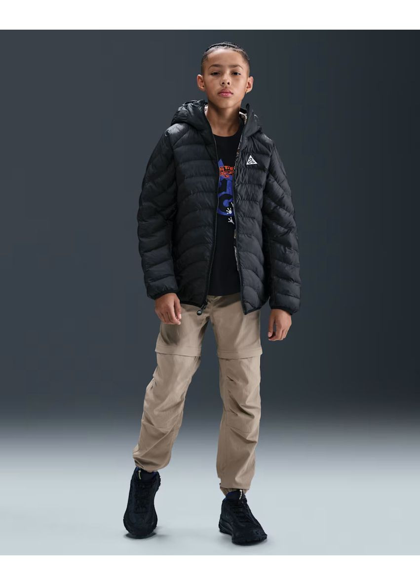 Чорна демісезонна вітровка k acg tfadv lava roam jkt Nike