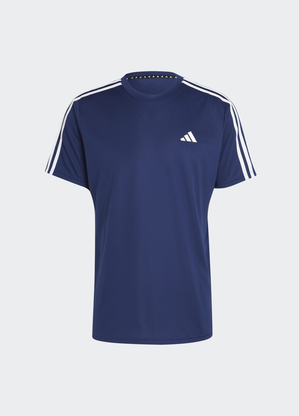 Синяя футболка train essentials 3-stripes adidas