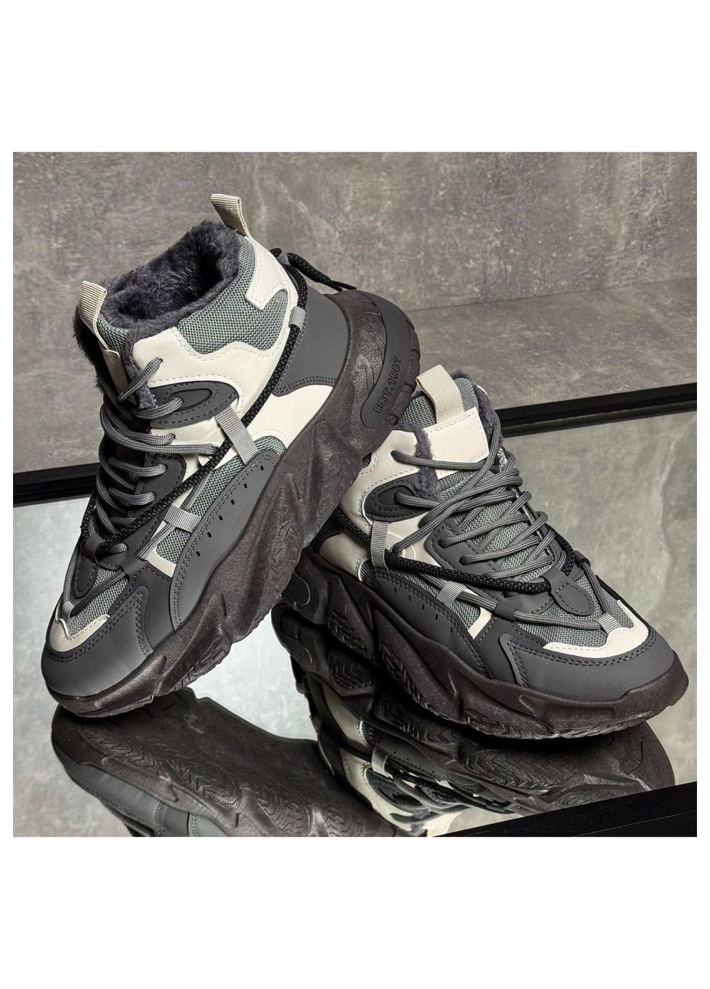 Сірі Зимовий кросівки чоловічі зимові Stilli