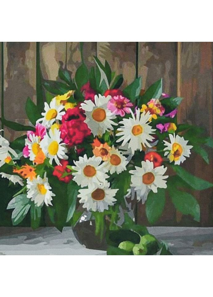 Алмазная мозаика "Солнечный букет" HEE13829 30х30 см Strateg (368824500)