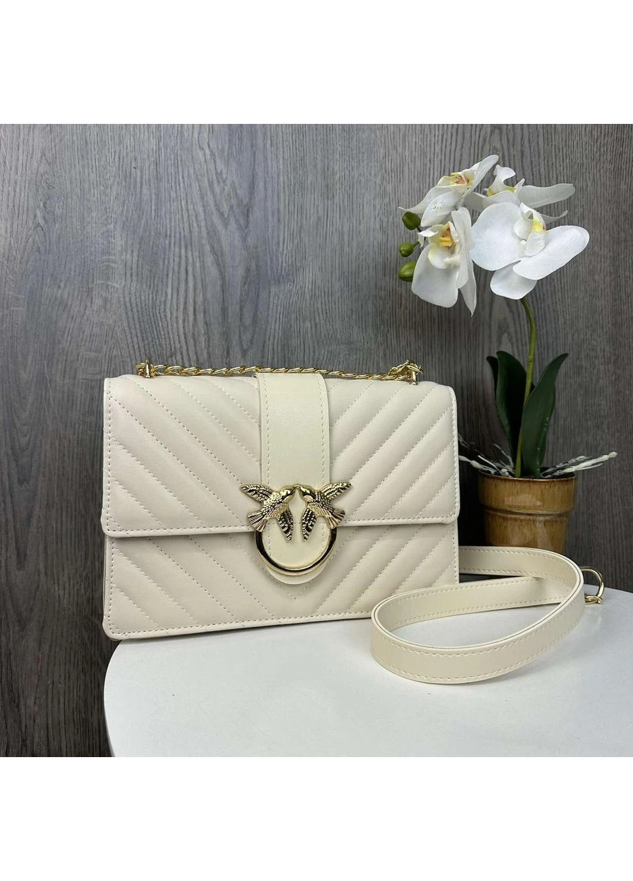 Клатч для женщины в стиле Pinko с птичками (KS_1198МГ) No Brand (383879210)