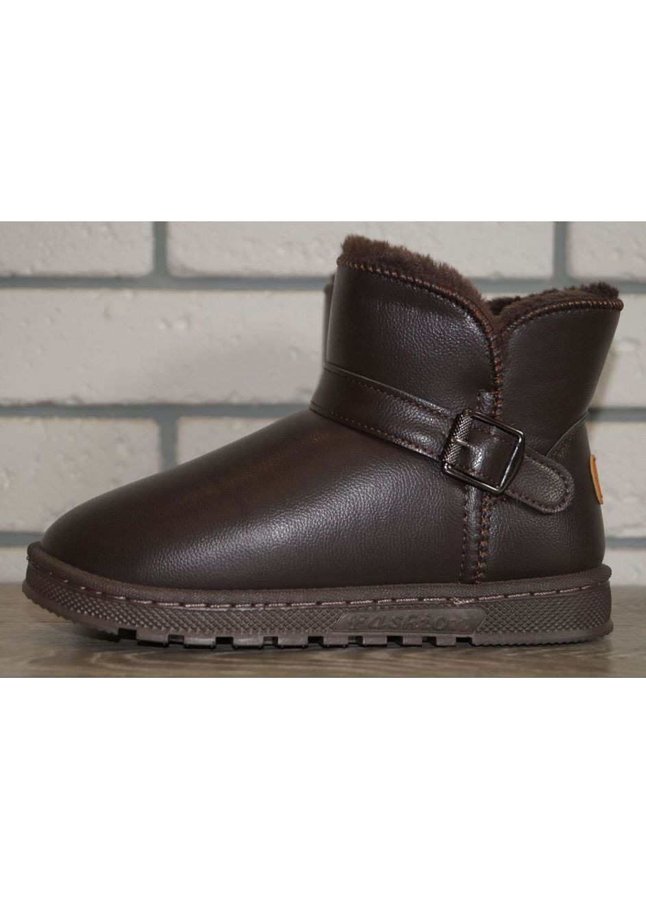 Уггі зимові для дівчинки коричневі G&S fashion (365558358)