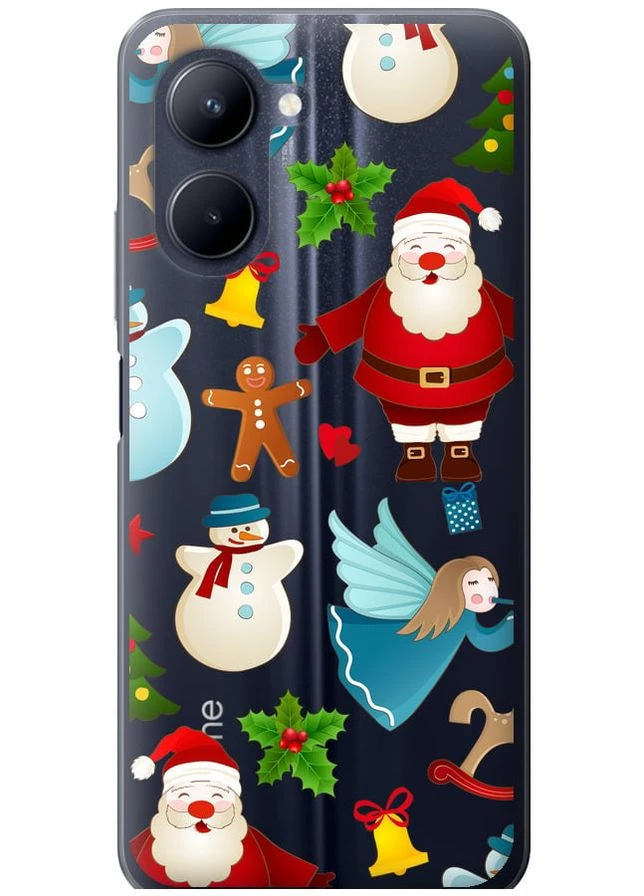 Силіконовий чохол 'Новорічний 1' для Endorphone Realme C33 (315500776)