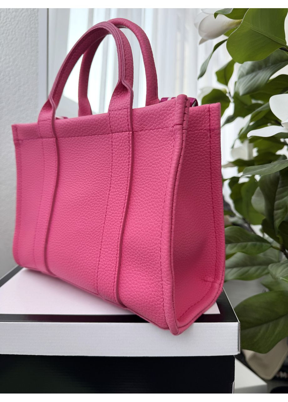 Сумка жіноча шопер малиновий Tote Bag великий No Brand (369935718)
