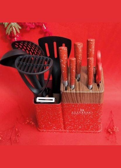 Набор кухонных ножей EB-11098 из 12 предметов на стойке Edenberg (297330989)