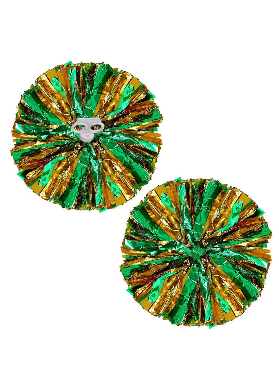 Помпони кулясті Кулі круглі блискучі для чирлідингу і танців із захопленнями-кільцями Pom-Poms C-0839 (глянцеві, 2шт, SP-Sport (369925179)