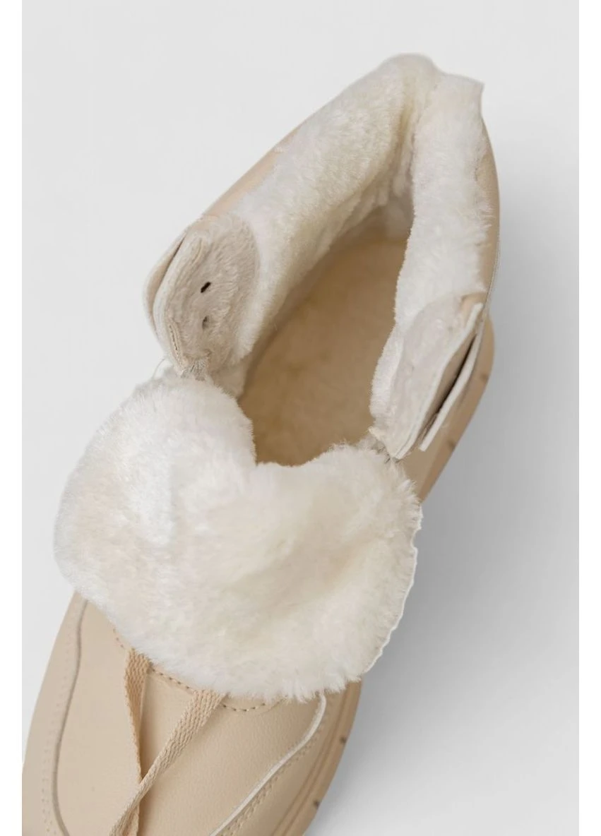 Кроссовки женские зимние на меху,, 248RMB12 Ager бежевые всесезоны (393563569)
