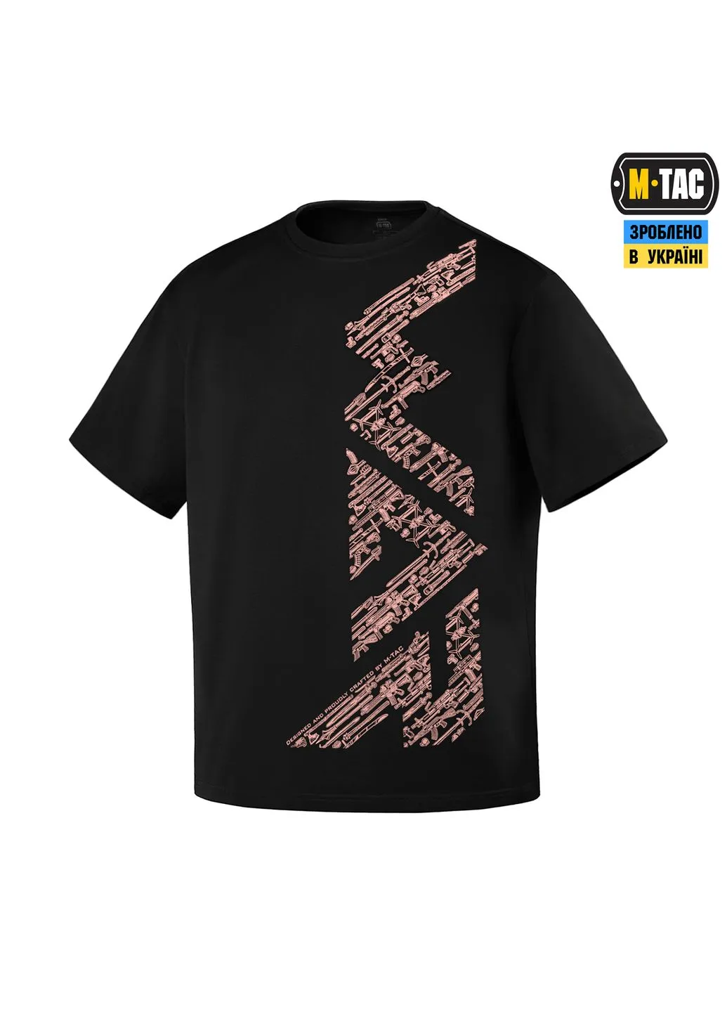 Футболка WAR Cotton Hard Black/Ash Rose ( ) M-TAC (406064416)