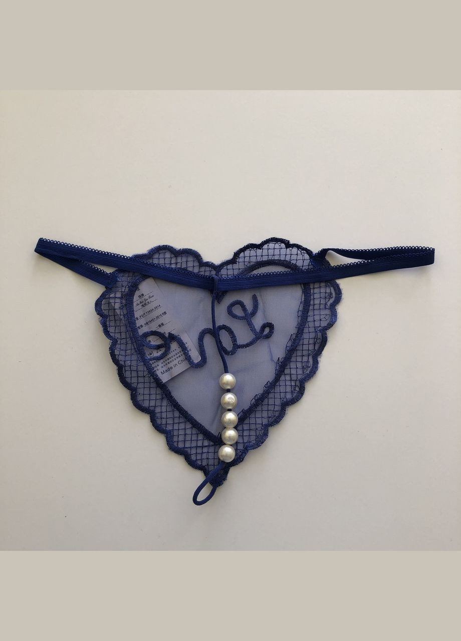 Стрінги з перлинами нижня білизна з вирізом Sexy One Size (S/М/L/XL) (8-156) No Brand (312005319)