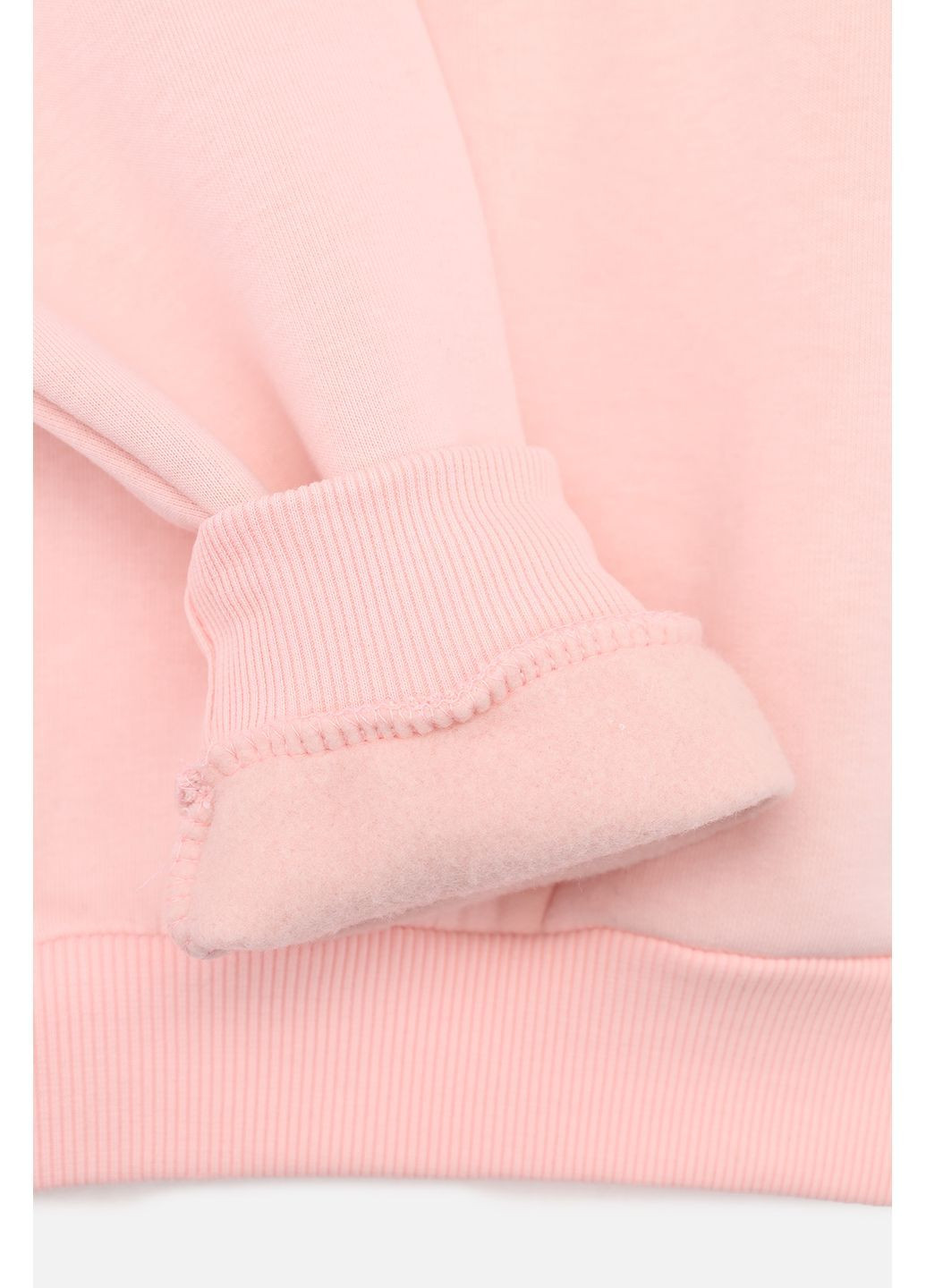 Yuki свитшот для девочки цвет светло-розовый cb-00284510 светло-розовый футер