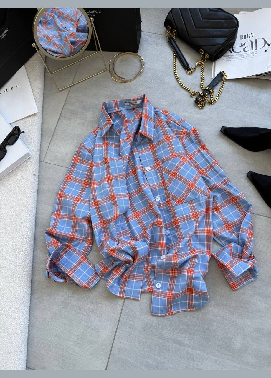 Жіноча сорочка в клітинку Україна (329317198)