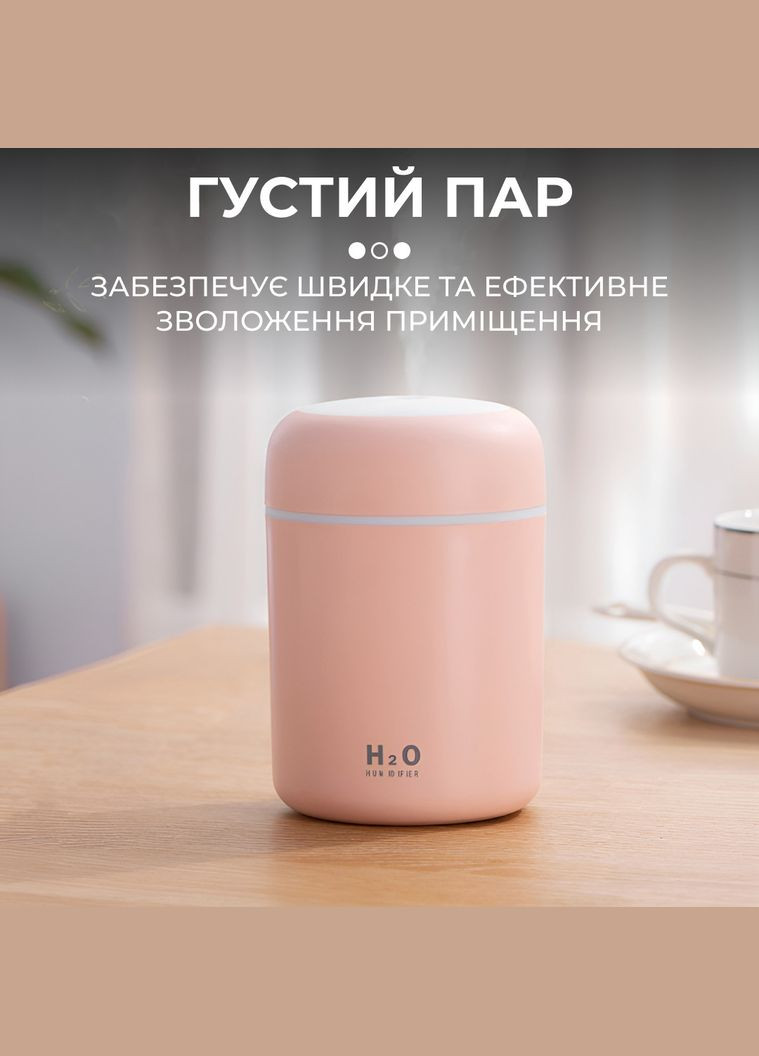 Увлажнитель воздуха H2O Humidifier USB 300ml Увлажнитель очиститель воздуха Happy Life (301198771)