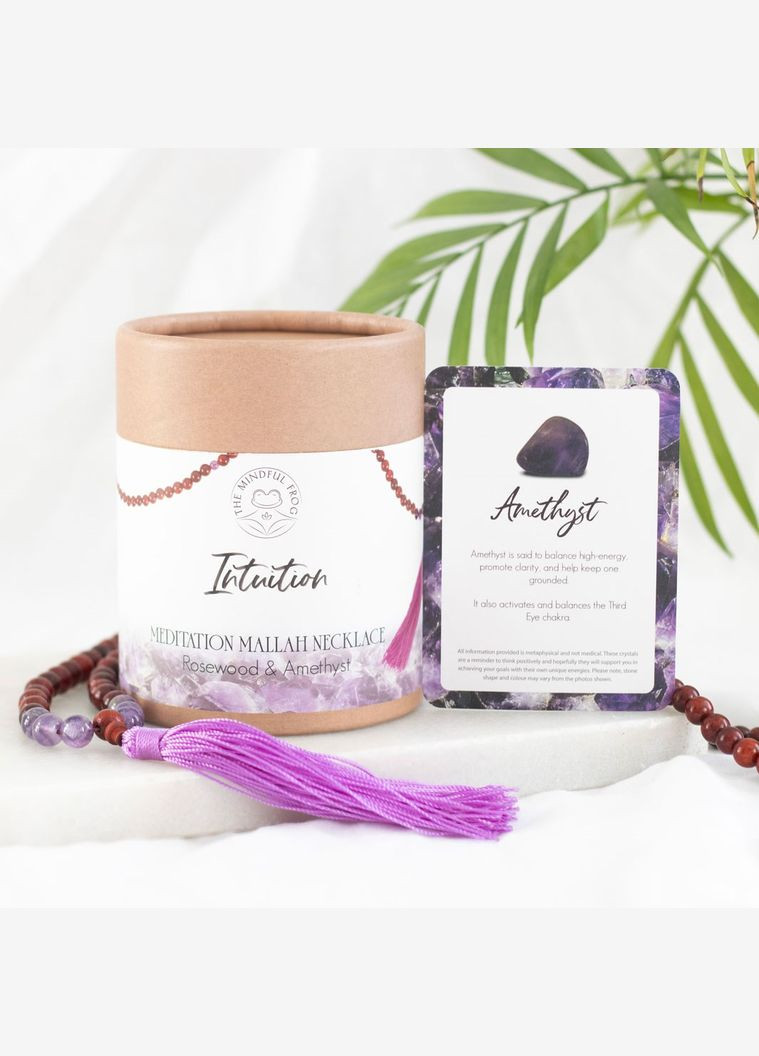 Четки "интуиция" из палисандра с аметистом Mallah No Brand (295671559)