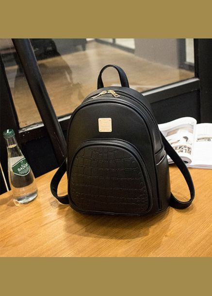 Маленький жіночий чорний рюкзачок(BRT) Brettani (336552146)