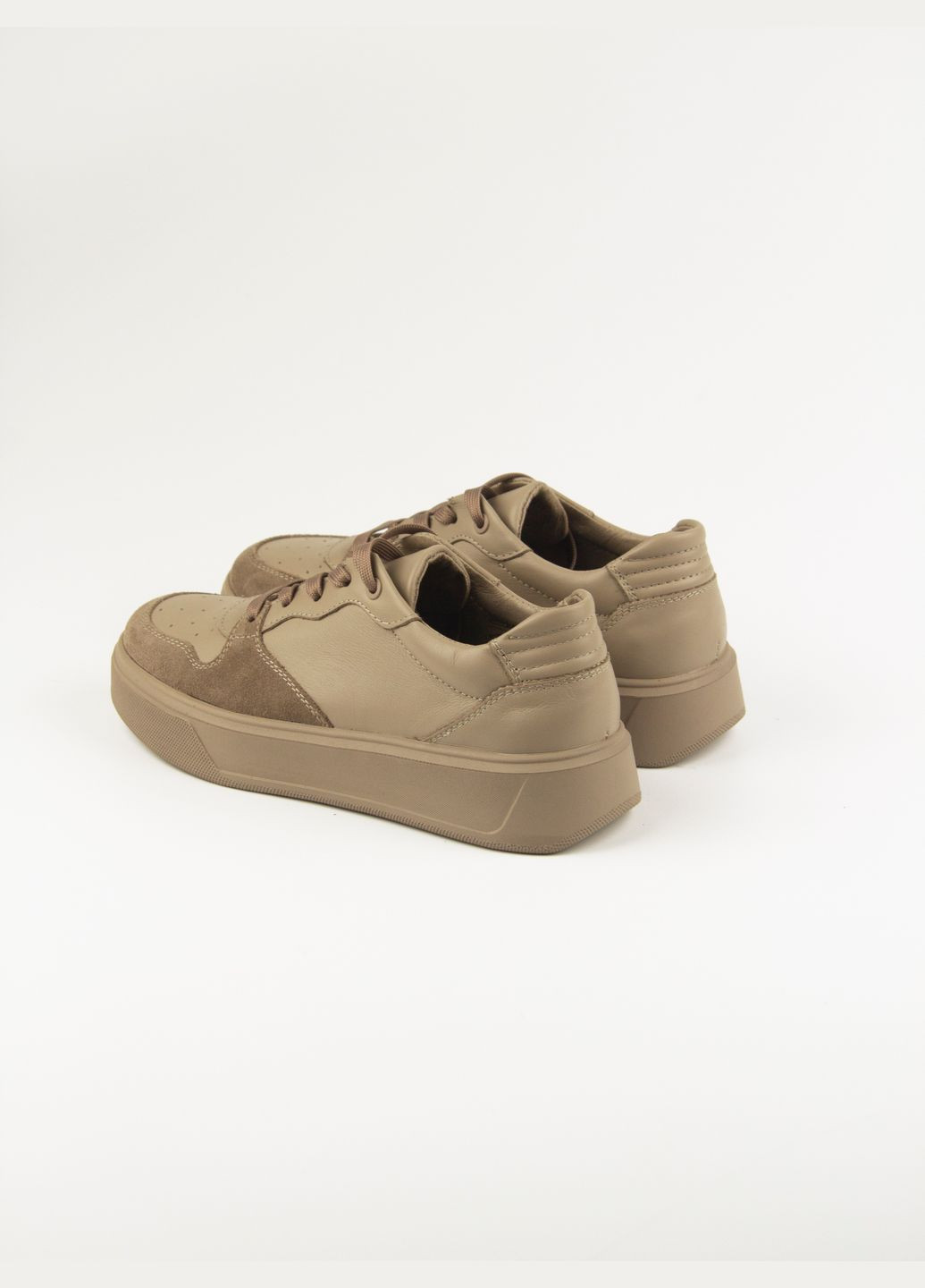 Бежевые кеды женские Respect