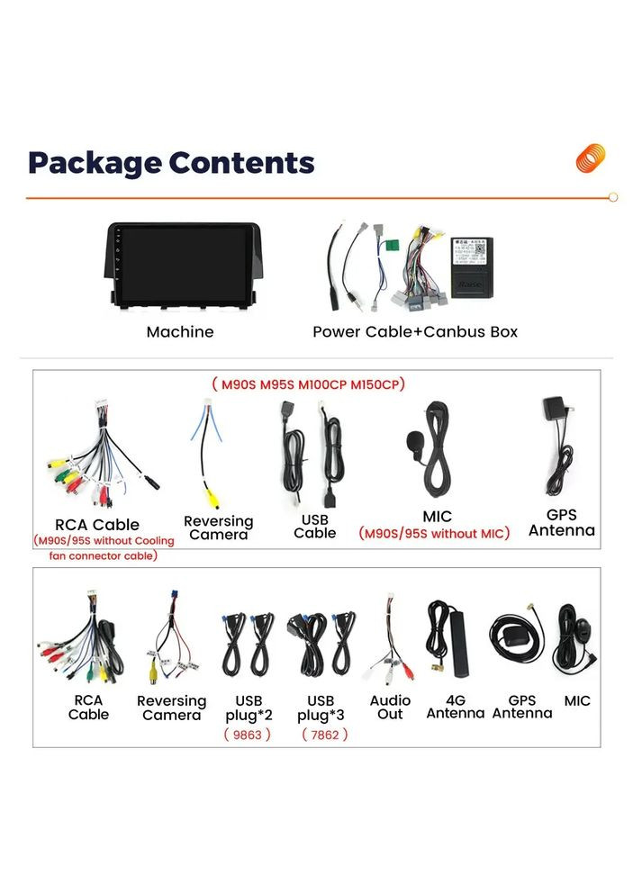 Штатна магнітола Honda 10 (2015-2020) IPS Mekede Civic (352262158)