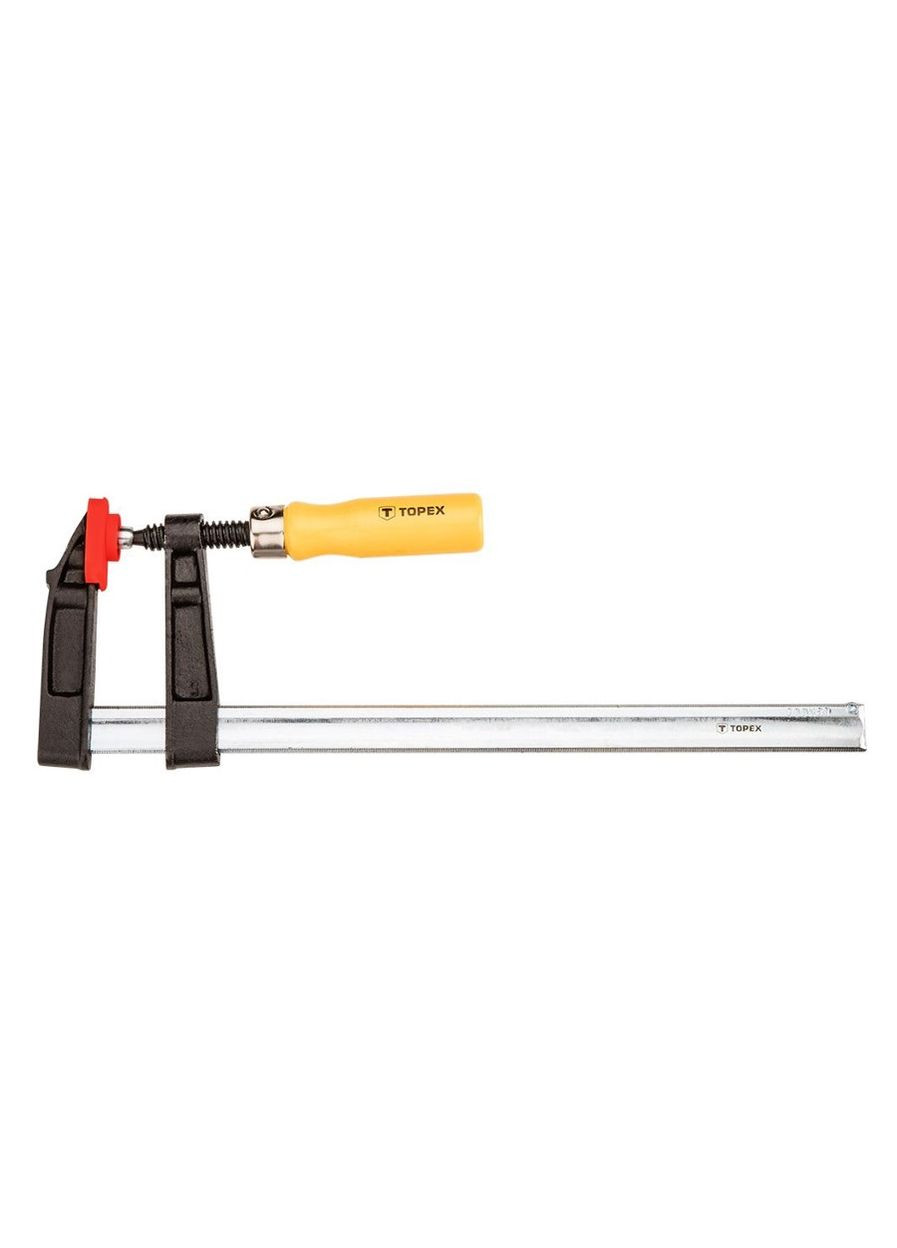 Струбцина (80 х 300 мм) столярная F-образная (24998) Topex (323165768)