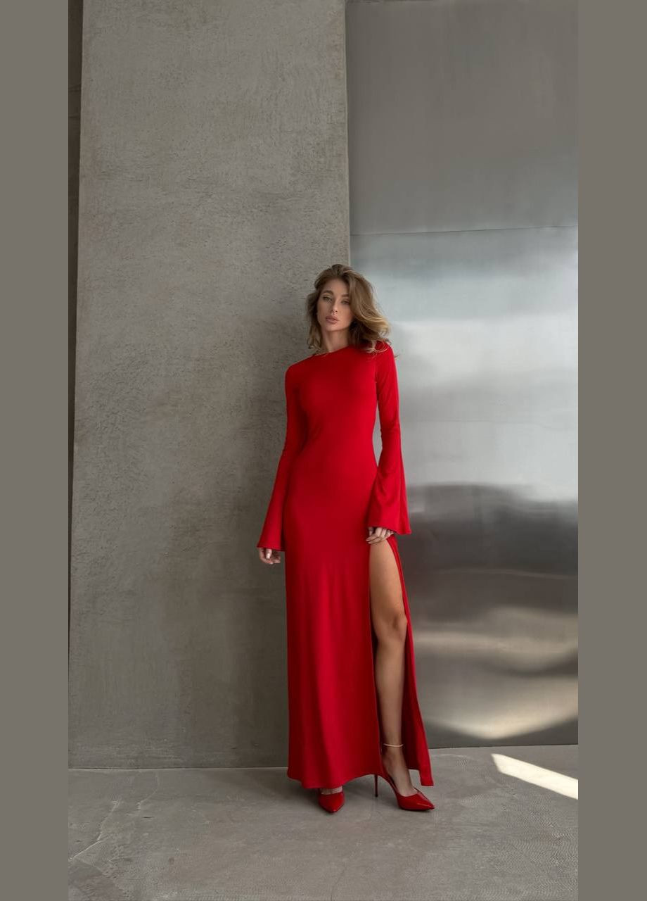 Червона жіноча сукня максі New Trend