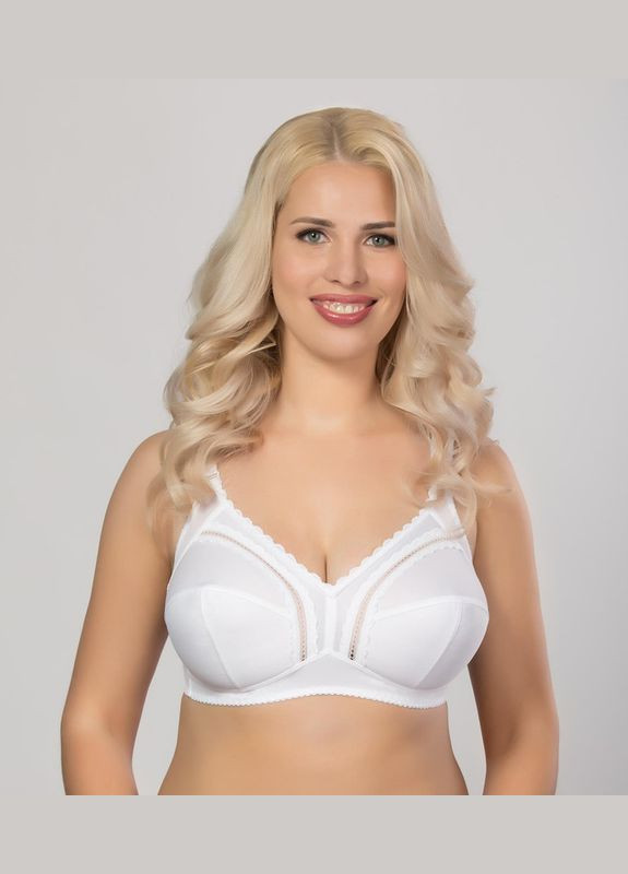 Білий бюстгальтер без кісточок з м'якою чашкою Elita без кісточок