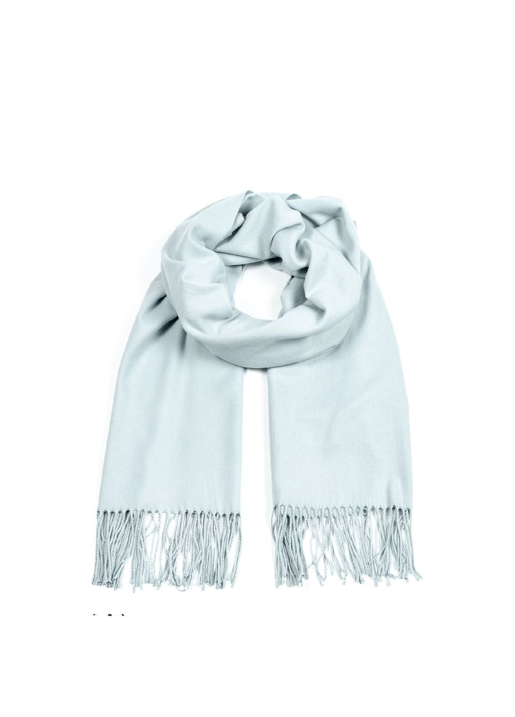 Палантин чоловічий однотонний кашемір сіро-блакитний IDANA 560-253 LuckyLOOK 560-253М (322792232)