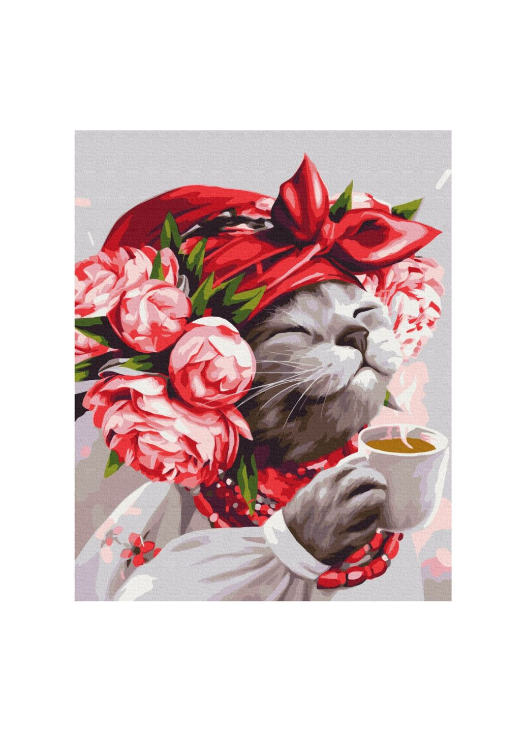 Картина по номерам "Кошка хозяйка" ©Марианна Пащук, 40х50 см, BS53241 Brushme (292145635)