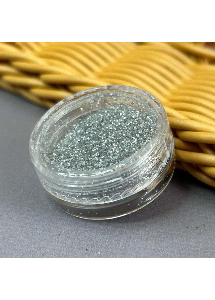 Набір блискіток для дизайну нігтів (срібло), 12шт Plus-plus (352747213)