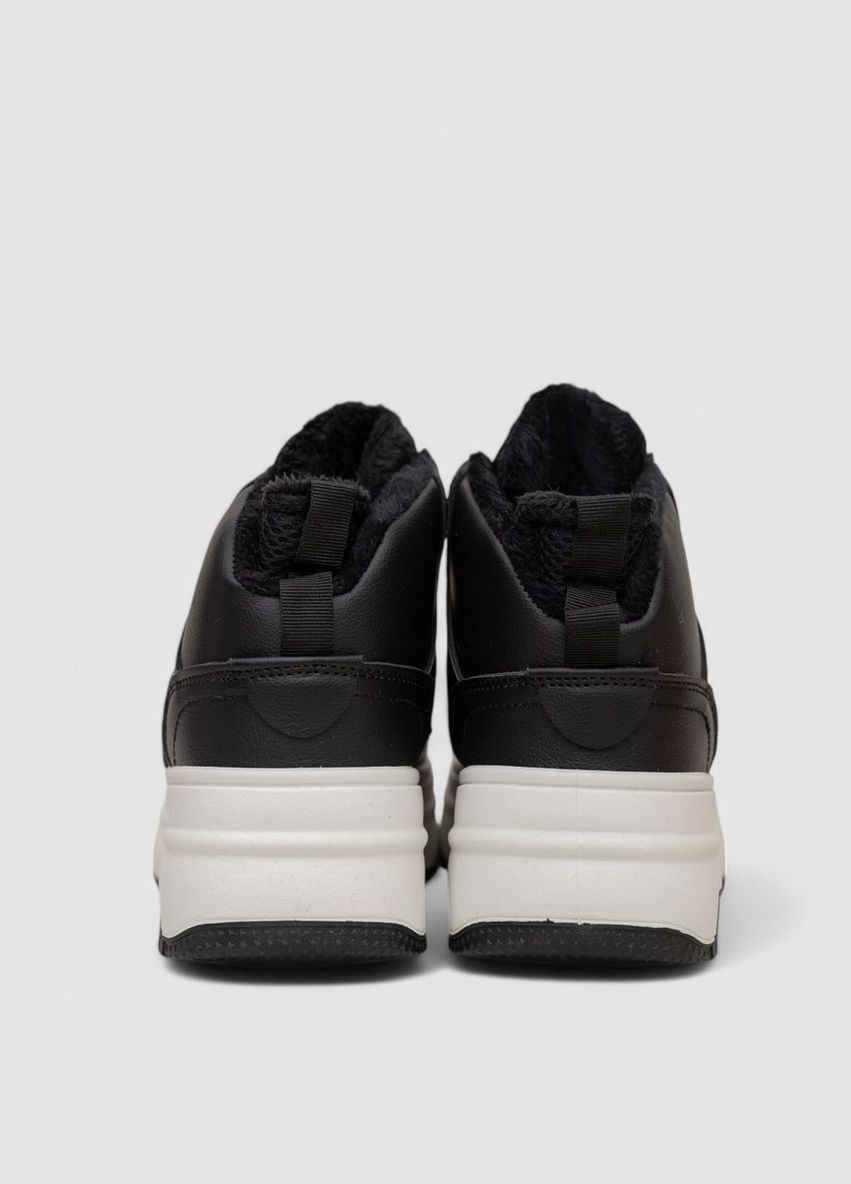 Кросівки жіночі зимові на хутрі Ager 248RAM09 чорно-білі демісезони (340403062)